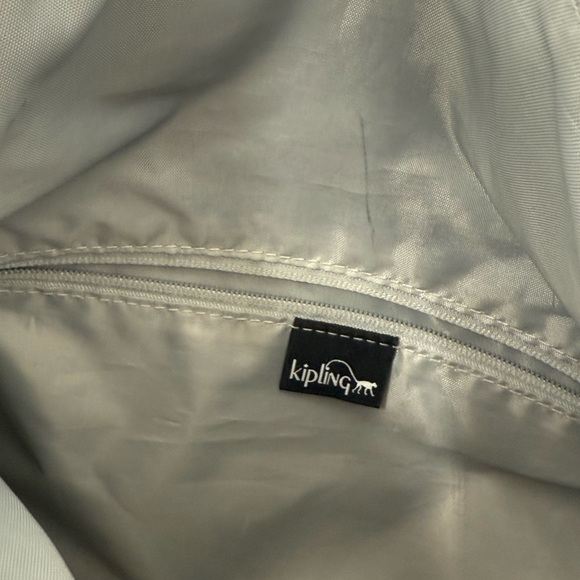 Kipling Eleva Convertible Tote Crossbody Black Nylon Bag w/  Monkey Charm - Picture 8 of 13